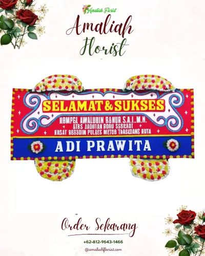 Karangan Bunga Ucapan Selamat di Gundih